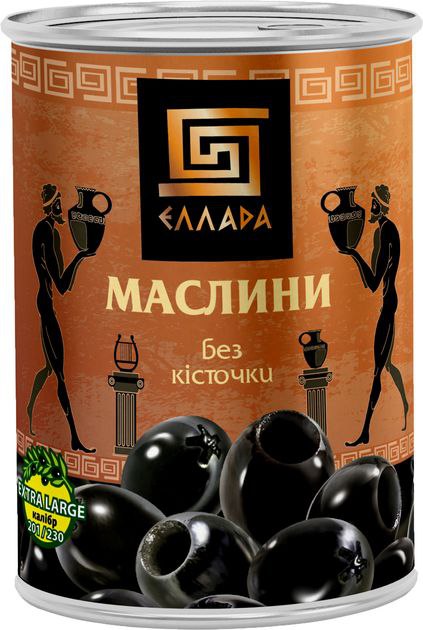 Маслини Ellada Mamoth б/к 420г